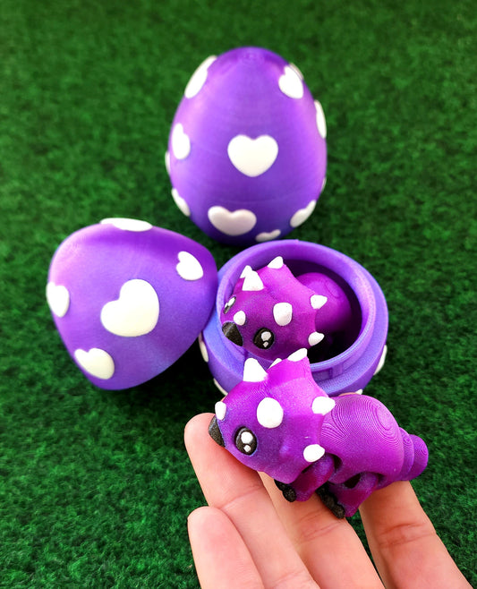 Dino Baby Egg (Hearts)
